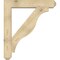 Ekena Millwork Funston Craftsman Rough Sawn Bracket w/ Offset Brace, Douglas Fir, 8"W x 42"D x 48"H BKT0806X42X48FST04RDF - alternate 3